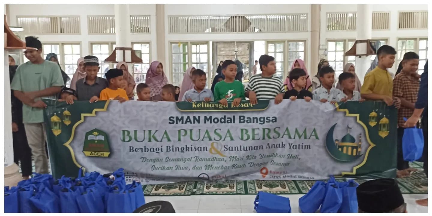 Bukber Keluarga besar Mosa bersama anak yatim: bersihkan hati, sucikan jiwa, berbagi kasih dengan sesama