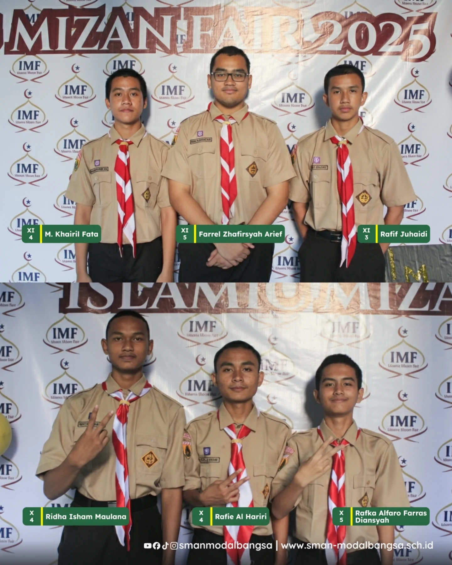 Dua Tim SMAN Modal Bangsa Sapu Bersih Juara di Islamic Mizan Fair 2025