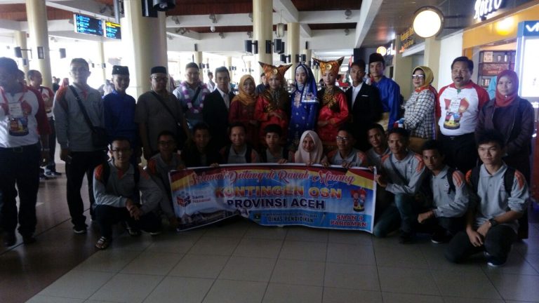 Keberangkatan TIM OSN Aceh 2018