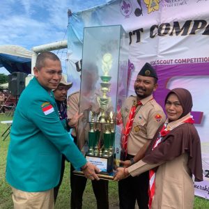 Pramuka Pangkalan MOSA Juara Umum dan Membawa Pulang Piala Bergilir Rektor USK