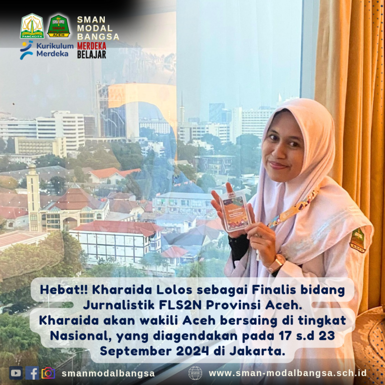Kharaida Wakili Aceh ke FLS2N 2024 Bidang Jurnalistik
