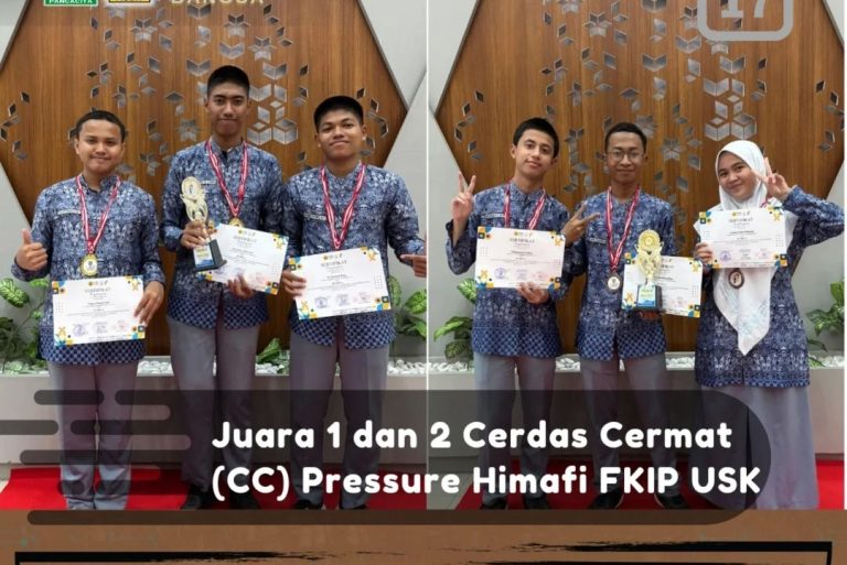 Cerdas Cermat Pressure Himafi : Regu Mosa Sabet Juara 1 dan 2