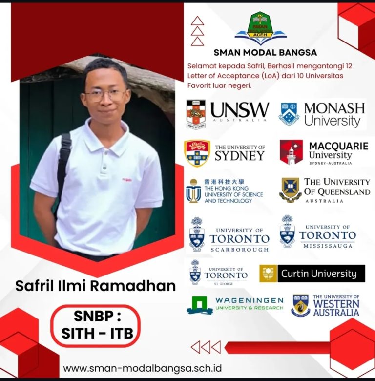 Safril Ilmi Ramadhan Lolos Seleksi Penerima Beasiswa Garuda