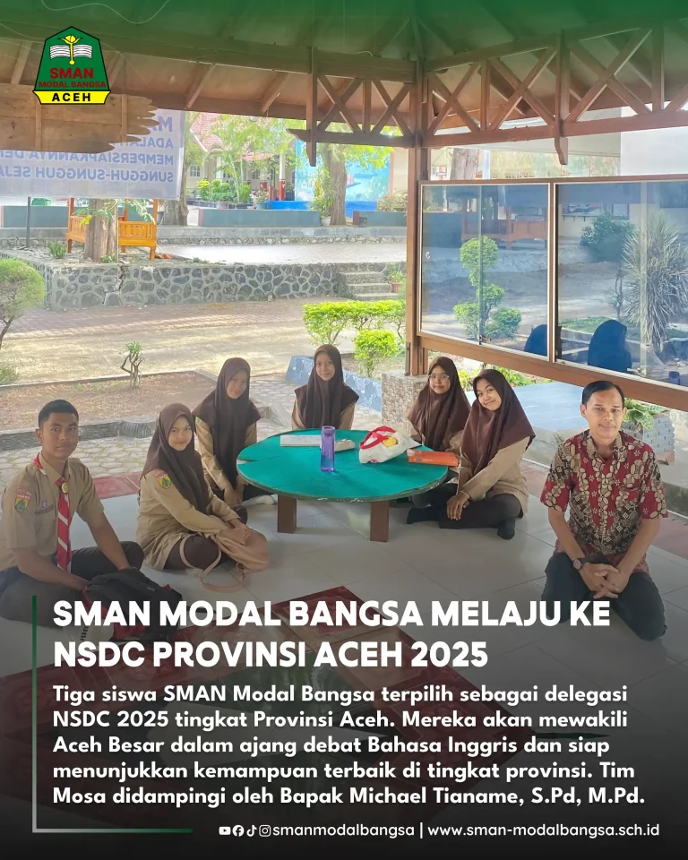 5 Debater Terbaik SMAN Modal Bangsa Siap Berlaga di Tingkat Provinsi Aceh 2025,