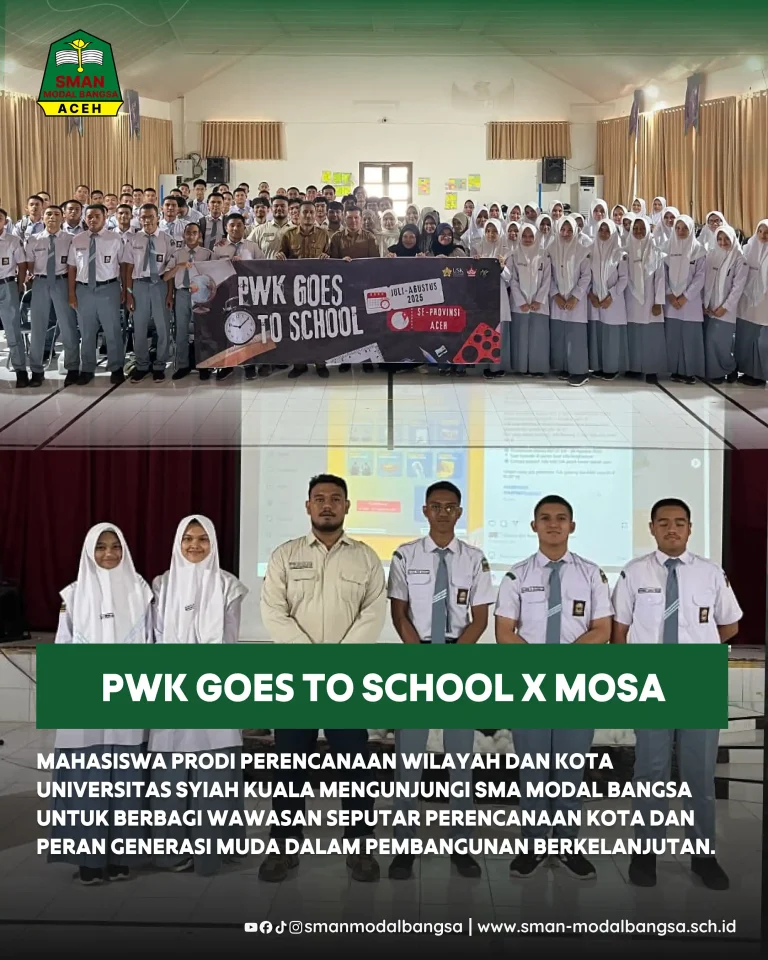 PWK Goes to School x SMAN Modal Bangsa: Menumbuhkan Kesadaran Akan Masa Depan Kota